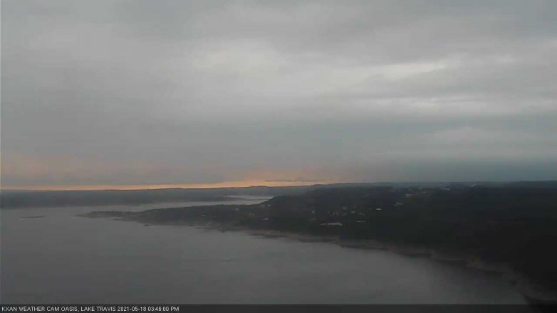 Lake Travis webcam, May 18, 2021 3:45 PM CT