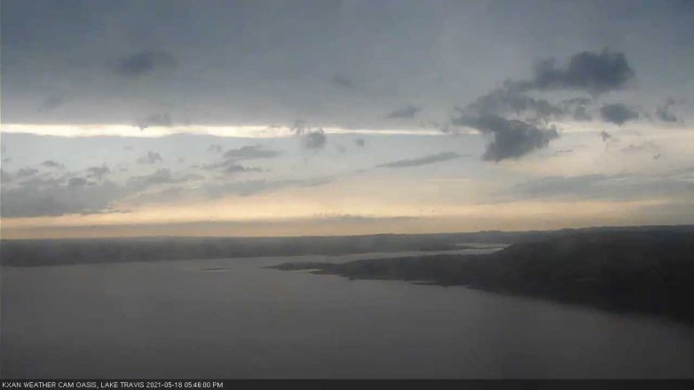 Lake Travis webcam, May 18, 2021 5:45 PM CT