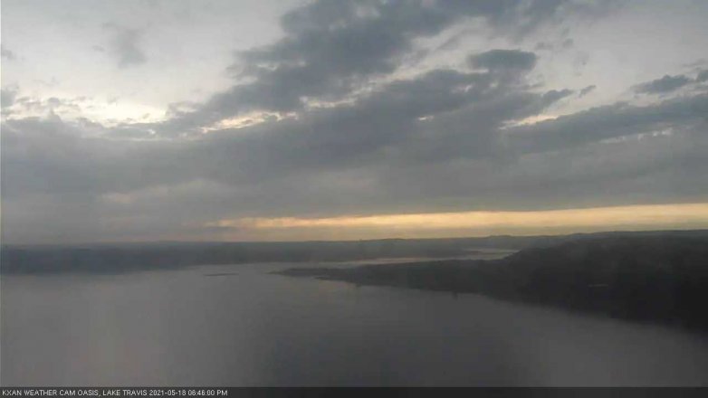 Lake Travis webcam, May 18, 2021 6:45 PM CT