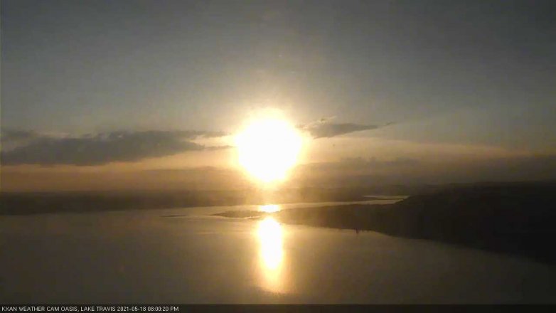 Lake Travis webcam, May 18, 2021 8:00 PM CT