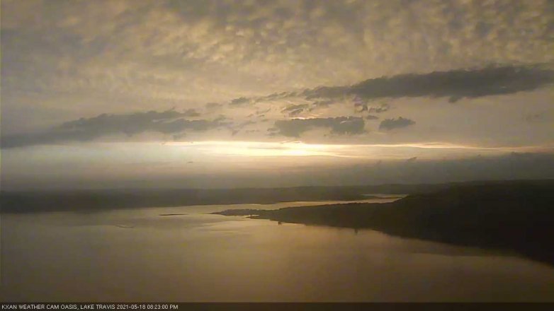 Lake Travis webcam, May 18, 2021 8:25 PM CT