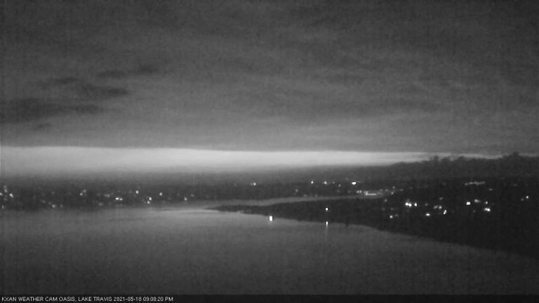Lake Travis webcam, May 18, 2021 9:00 PM CT