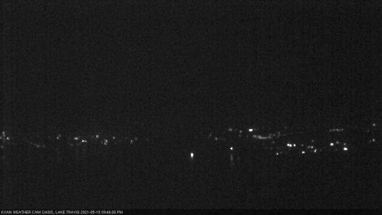 Lake Travis webcam, May 18, 2021 9:45 PM CT