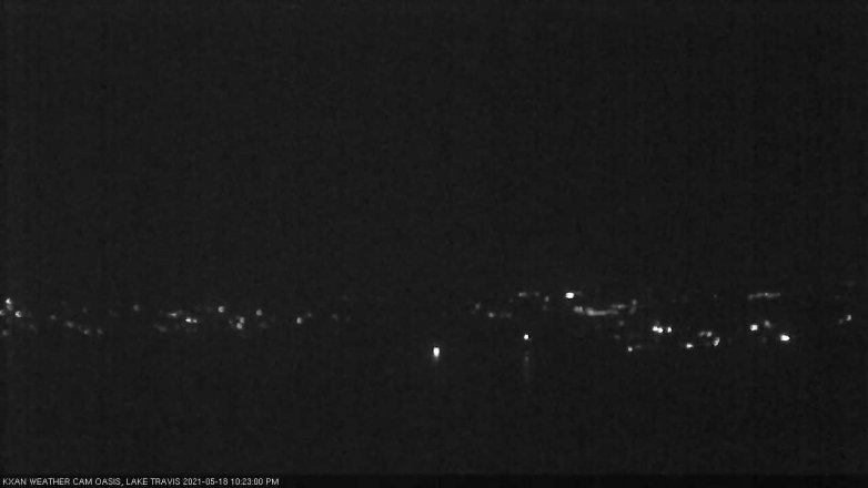 Lake Travis webcam, May 18, 2021 10:25 PM CT