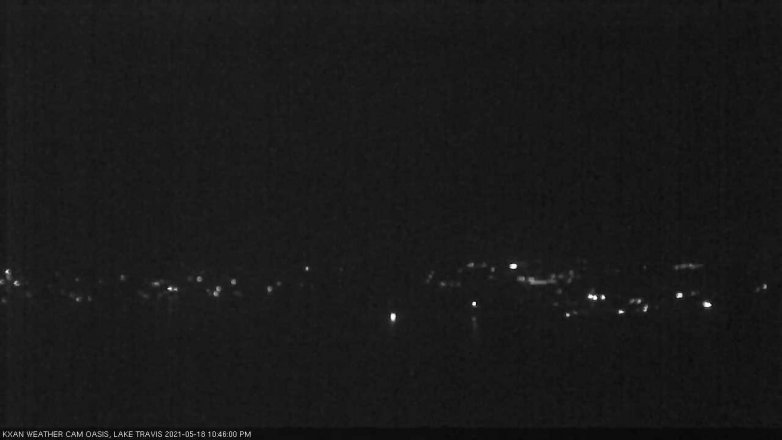 Lake Travis webcam, May 18, 2021 10:45 PM CT
