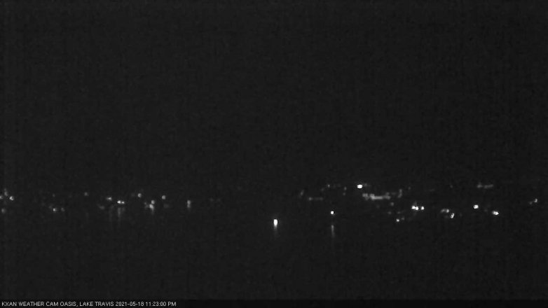 Lake Travis webcam, May 18, 2021 11:25 PM CT