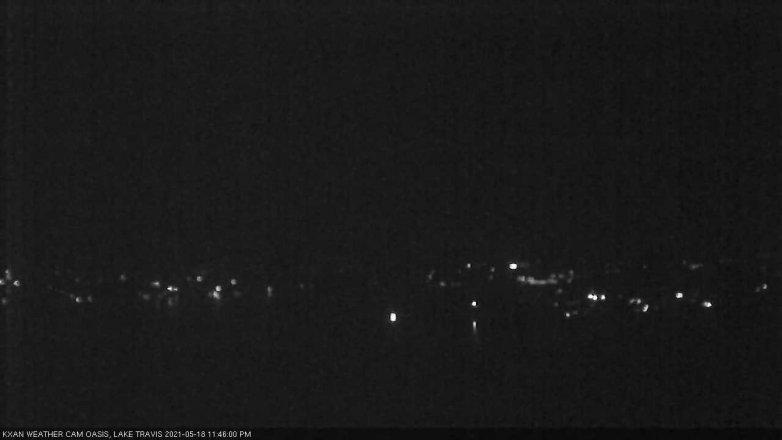Lake Travis webcam, May 18, 2021 11:45 PM CT
