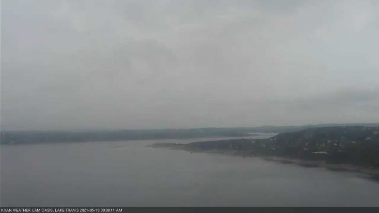 Lake Travis webcam, May 19, 2021 9:00 AM CT