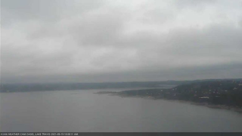 Lake Travis webcam, May 19, 2021 10:00 AM CT