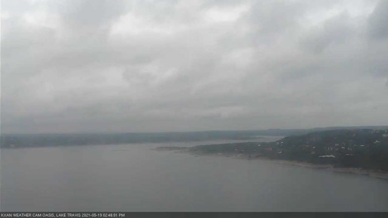 Lake Travis webcam, May 19, 2021 2:45 PM CT