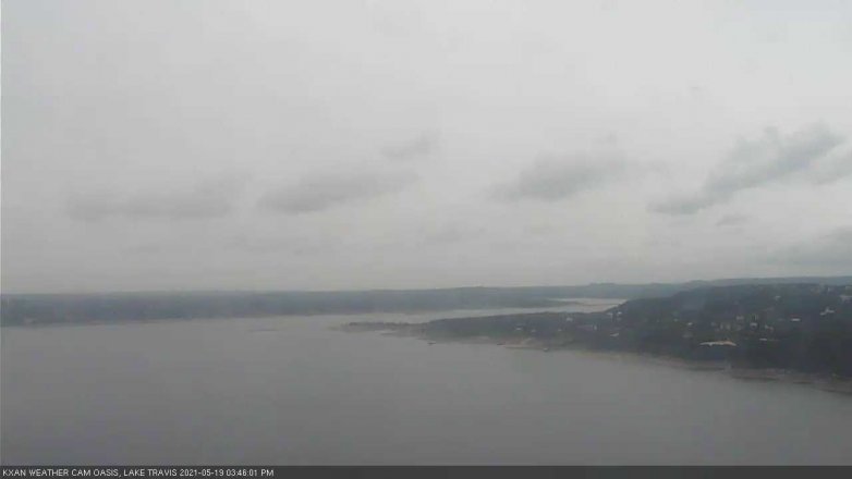 Lake Travis webcam, May 19, 2021 3:45 PM CT