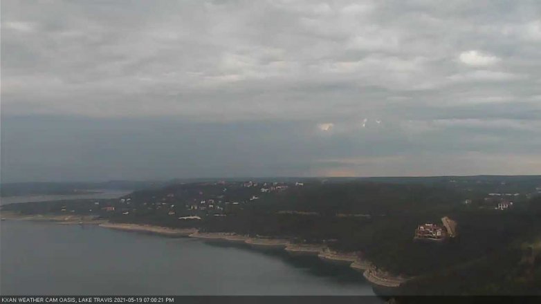 Lake Travis webcam, May 19, 2021 7:00 PM CT