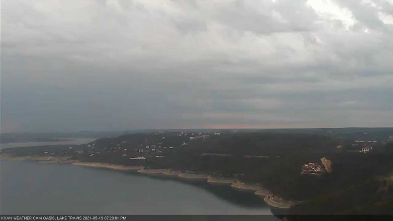Lake Travis webcam, May 19, 2021 7:25 PM CT