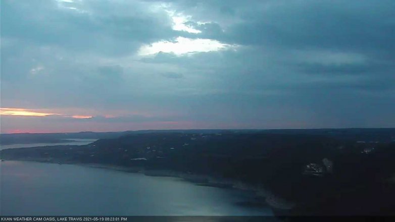 Lake Travis webcam, May 19, 2021 8:25 PM CT