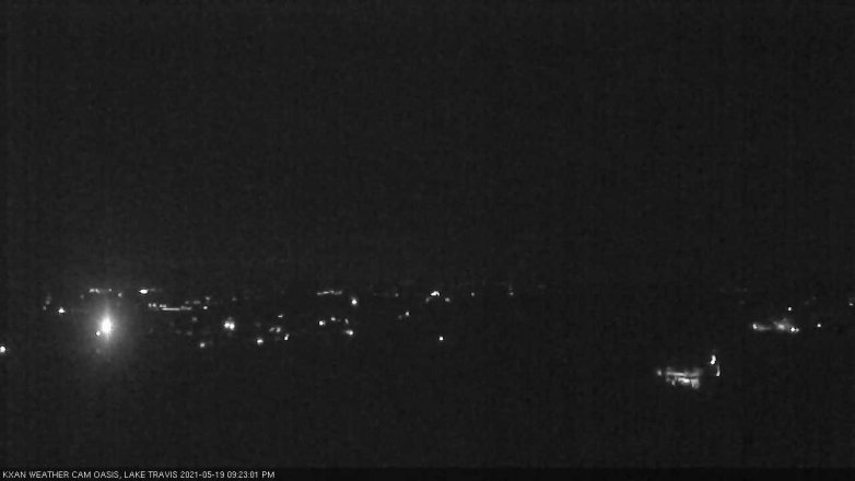 Lake Travis webcam, May 19, 2021 9:25 PM CT