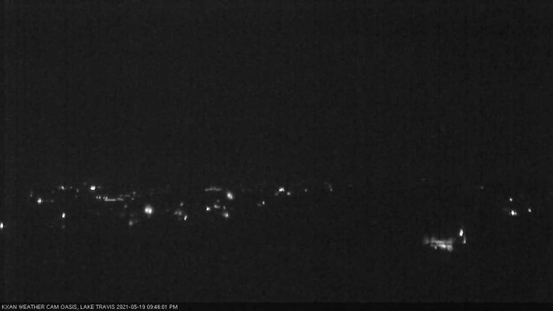Lake Travis webcam, May 19, 2021 9:45 PM CT