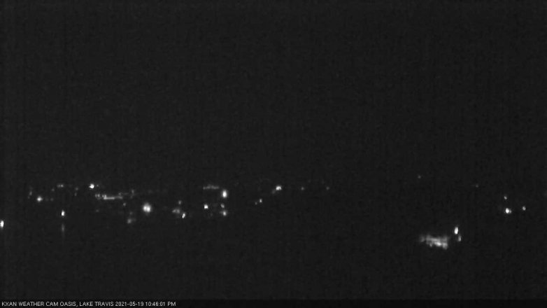 Lake Travis webcam, May 19, 2021 10:45 PM CT