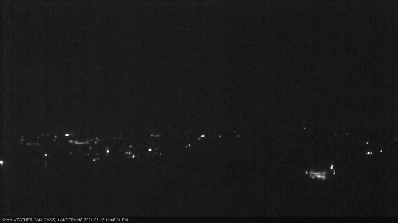 Lake Travis webcam, May 19, 2021 11:45 PM CT