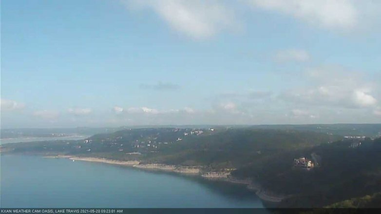 Lake Travis webcam, May 20, 2021 9:25 AM CT