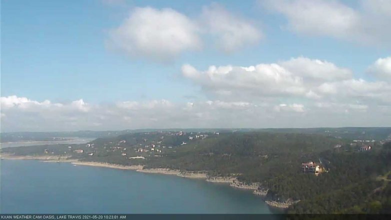 Lake Travis webcam, May 20, 2021 10:25 AM CT
