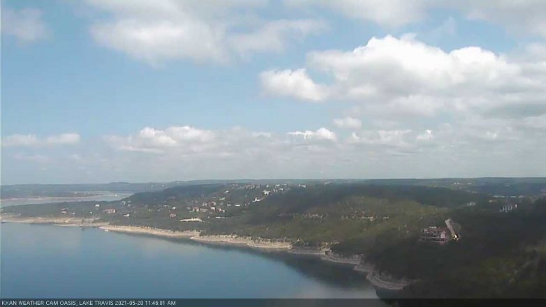 Lake Travis webcam, May 20, 2021 11:45 AM CT