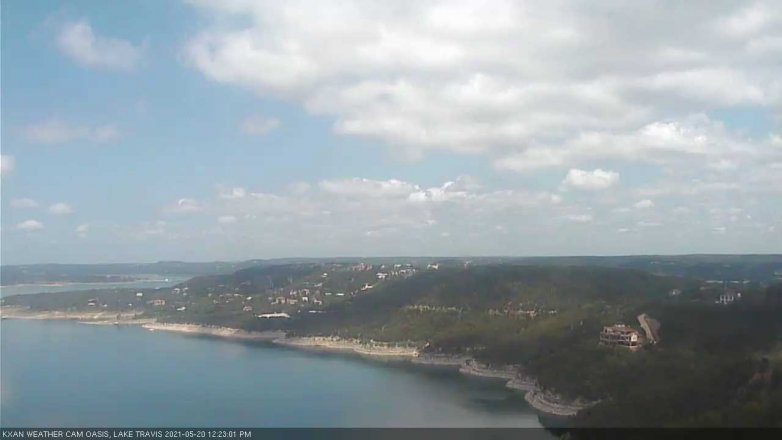 Lake Travis webcam, May 20, 2021 12:25 PM CT