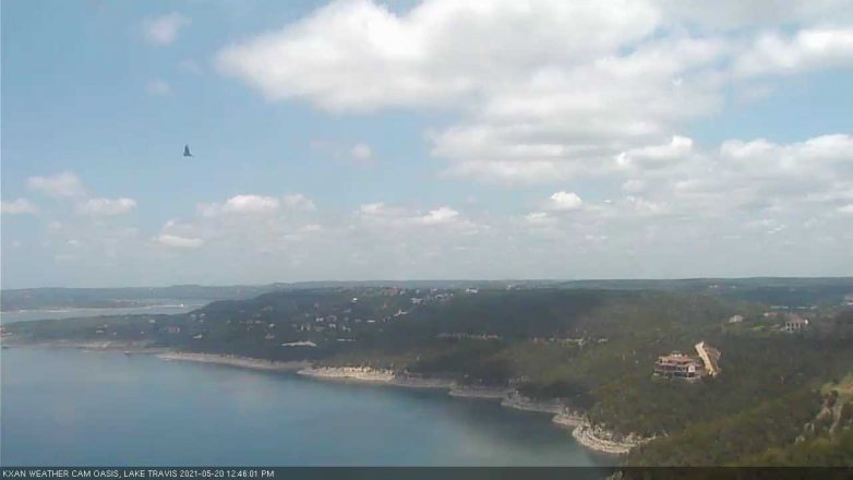 Lake Travis webcam, May 20, 2021 12:45 PM CT