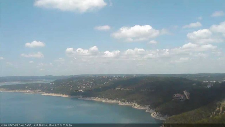 Lake Travis webcam, May 20, 2021 1:25 PM CT