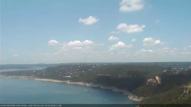 Lake Travis webcam, May 20, 2021 2:00 PM CT