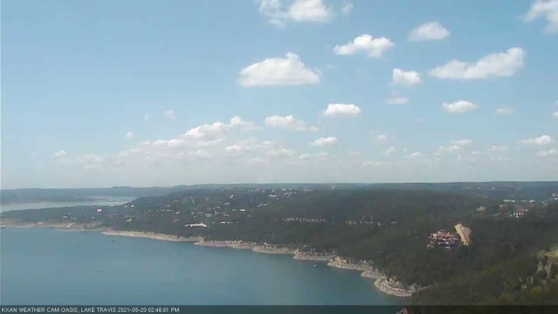 Lake Travis webcam, May 20, 2021 2:45 PM CT