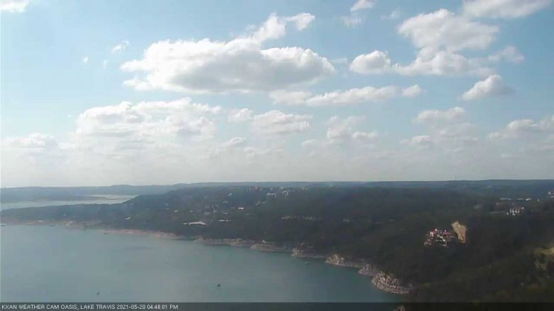 Lake Travis webcam, May 20, 2021 4:45 PM CT
