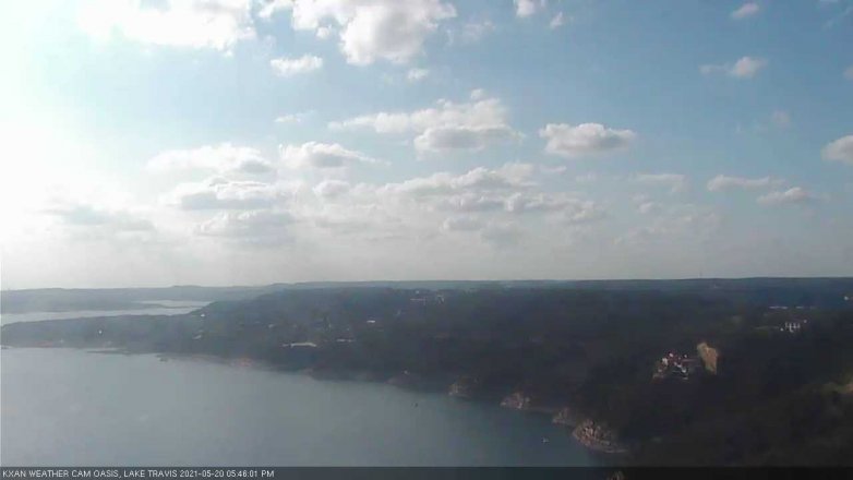 Lake Travis webcam, May 20, 2021 5:45 PM CT