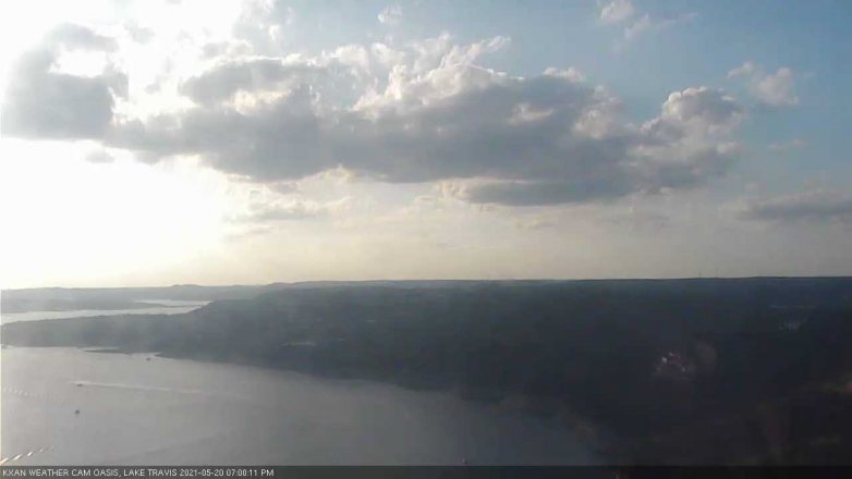 Lake Travis webcam, May 20, 2021 7:00 PM CT