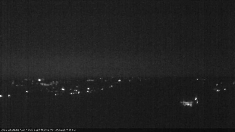 Lake Travis webcam, May 20, 2021 9:25 PM CT