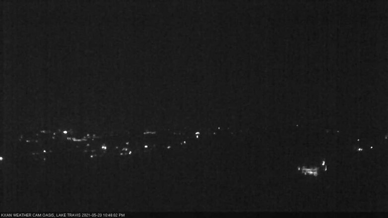 Lake Travis webcam, May 20, 2021 10:45 PM CT
