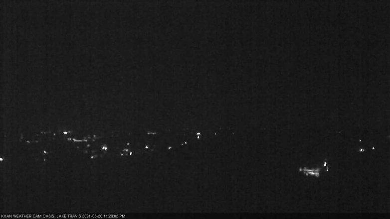 Lake Travis webcam, May 20, 2021 11:25 PM CT