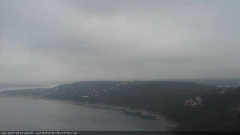 Lake Travis webcam, May 21, 2021 9:00 AM CT