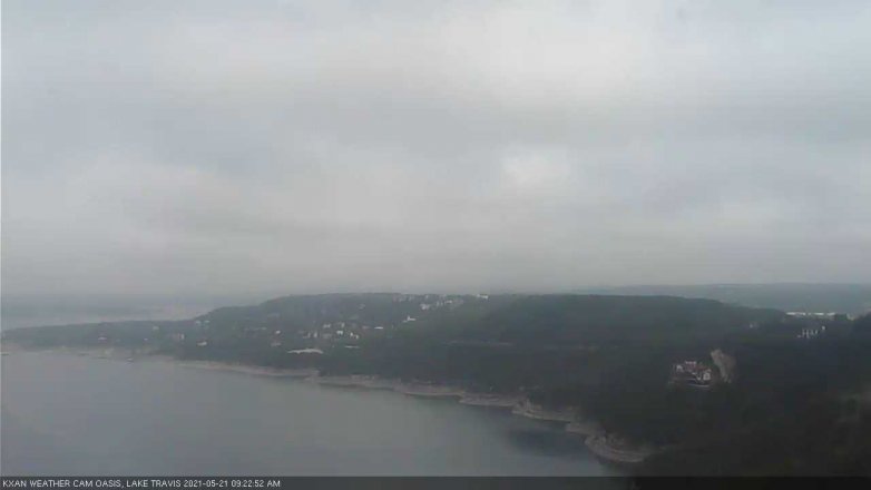 Lake Travis webcam, May 21, 2021 9:25 AM CT