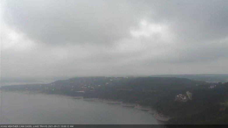 Lake Travis webcam, May 21, 2021 10:00 AM CT