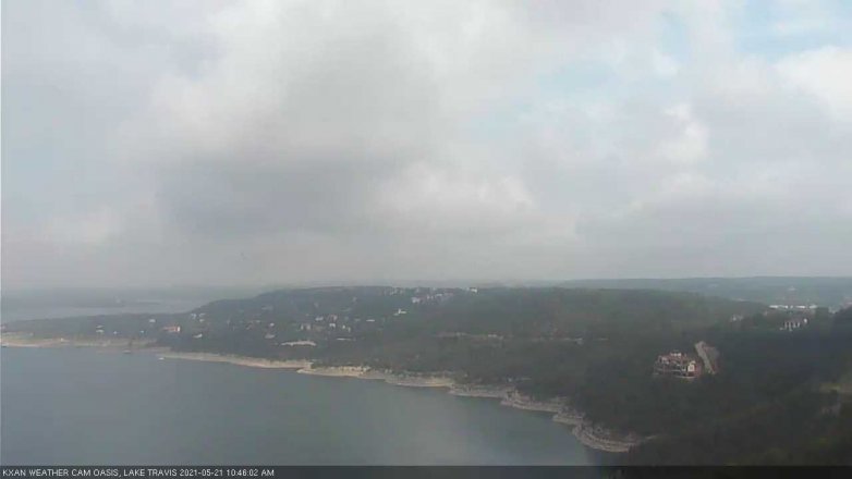 Lake Travis webcam, May 21, 2021 10:45 AM CT