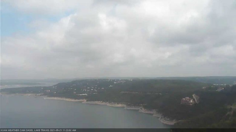 Lake Travis webcam, May 21, 2021 11:25 AM CT