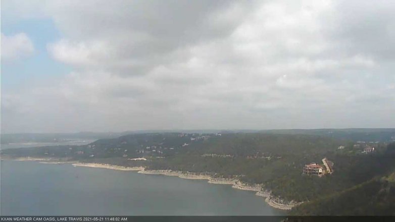 Lake Travis webcam, May 21, 2021 11:45 AM CT