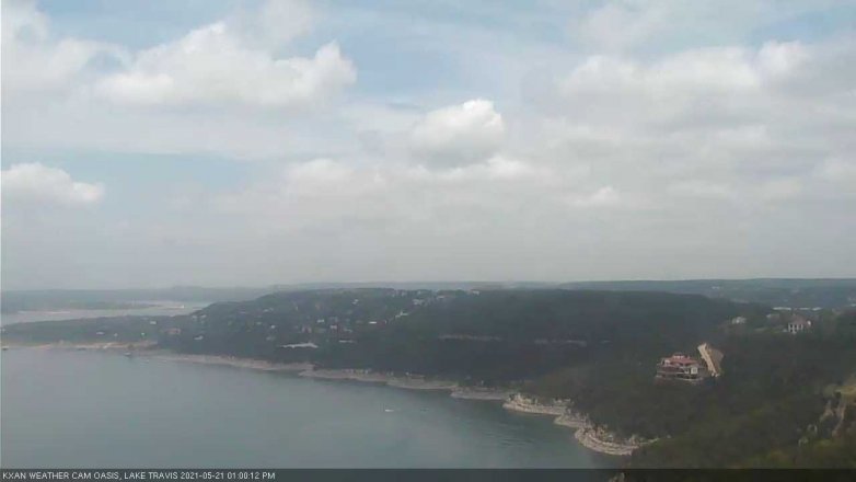 Lake Travis webcam, May 21, 2021 1:00 PM CT