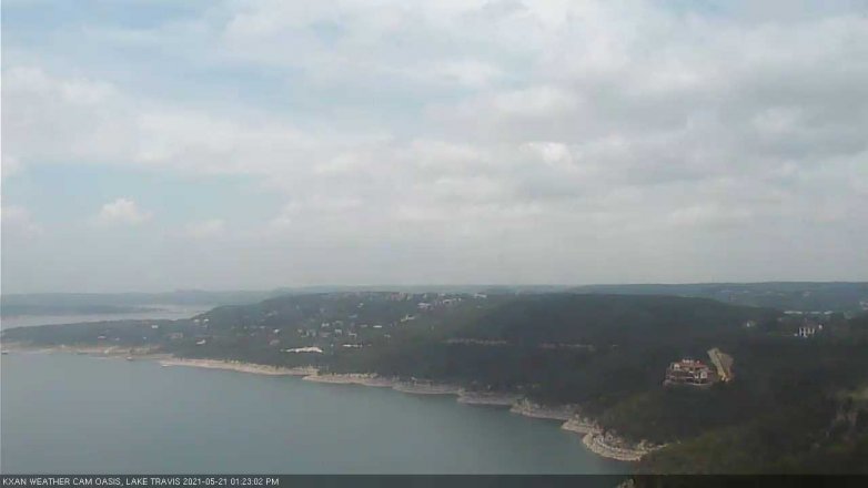Lake Travis webcam, May 21, 2021 1:25 PM CT