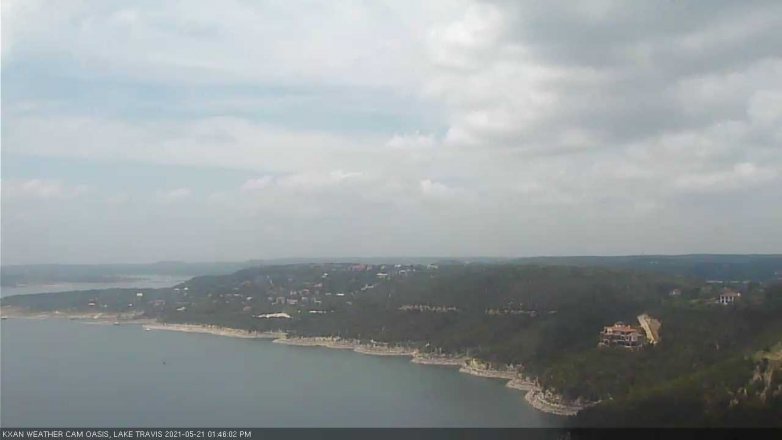 Lake Travis webcam, May 21, 2021 1:45 PM CT