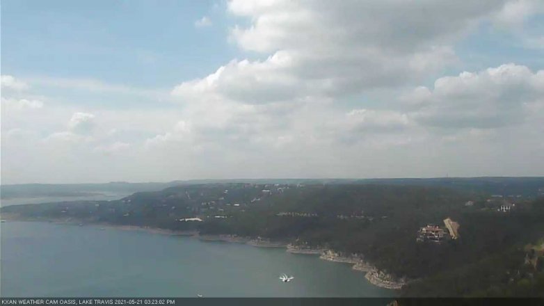 Lake Travis webcam, May 21, 2021 3:25 PM CT