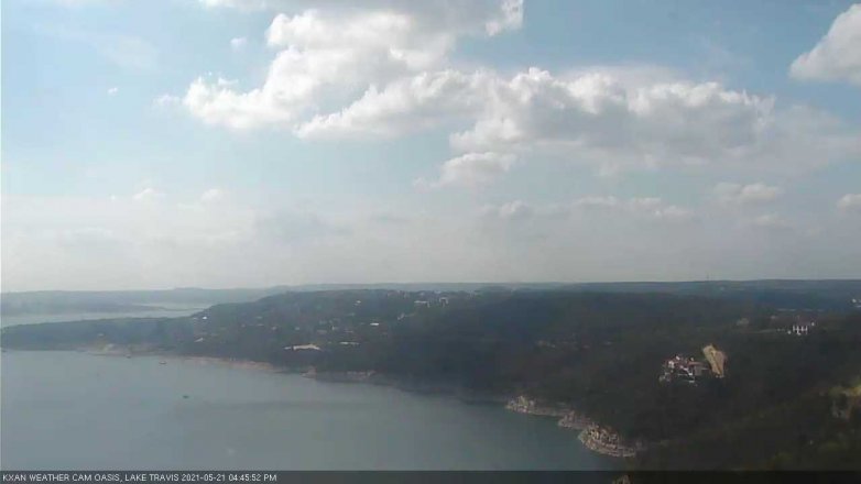 Lake Travis webcam, May 21, 2021 4:45 PM CT