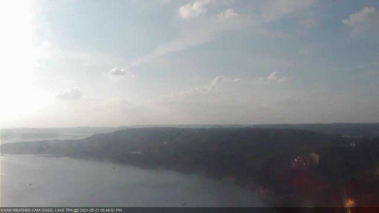 Lake Travis webcam, May 21, 2021 6:45 PM CT