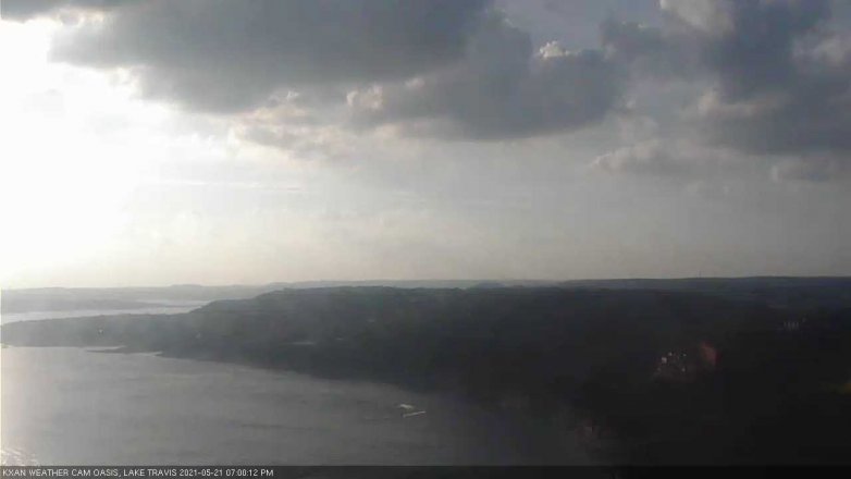 Lake Travis webcam, May 21, 2021 7:00 PM CT