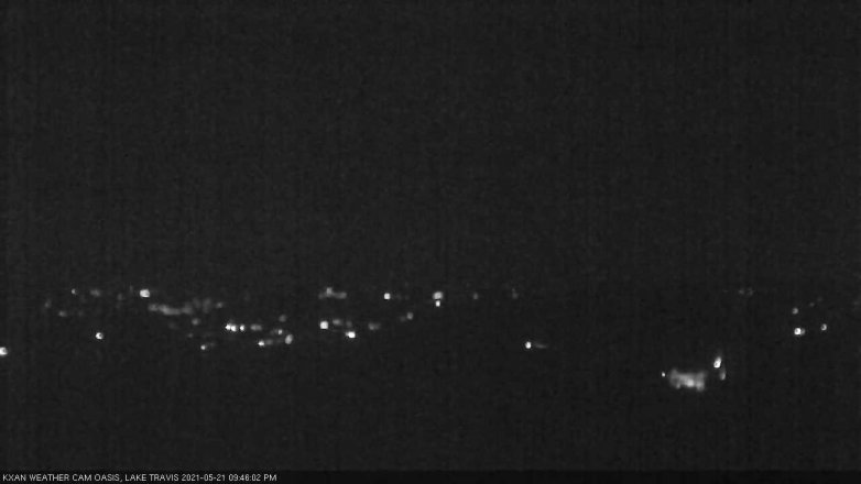 Lake Travis webcam, May 21, 2021 9:45 PM CT